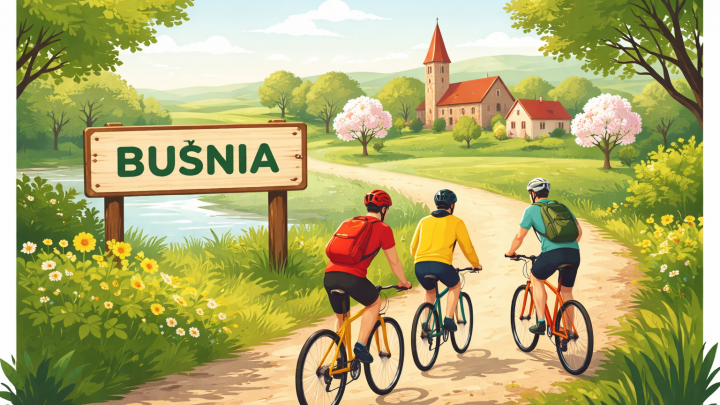 Rajd rowerowy z Klubu Kolarskiego PTTK Kalinka do wsi Buśnia