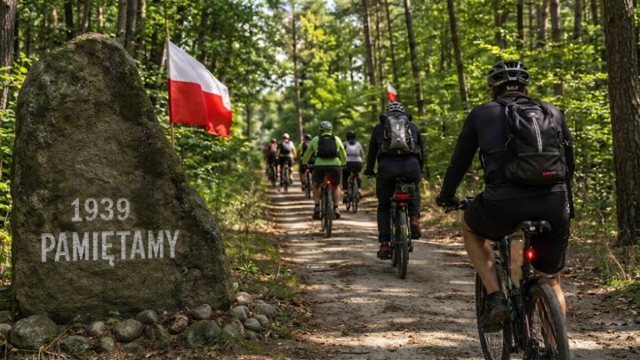 Rajd Pamięci Września 1939 – rowerzyści na trasie upamiętniającej wydarzenia kampanii wrześniowej